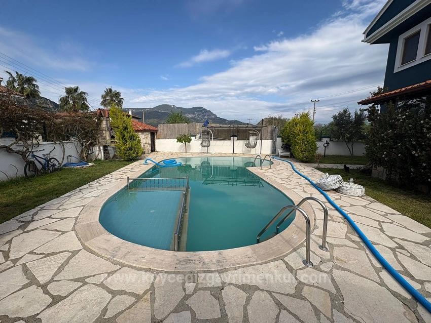 3+1 Villa Zum Verkauf Auf Einem 566 M² Großen Grundstück In Dalyan Gülpınar