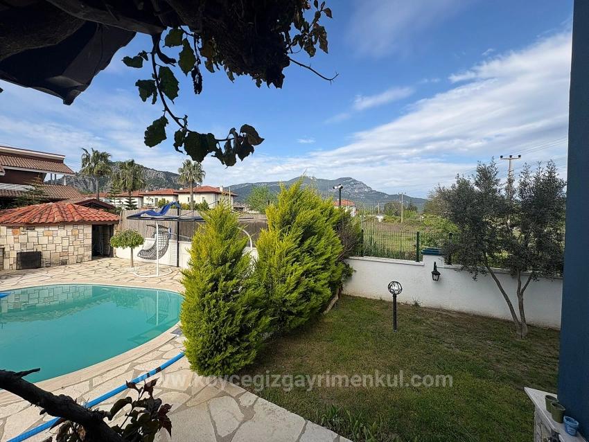 3+1 Villa Zum Verkauf Auf Einem 566 M² Großen Grundstück In Dalyan Gülpınar