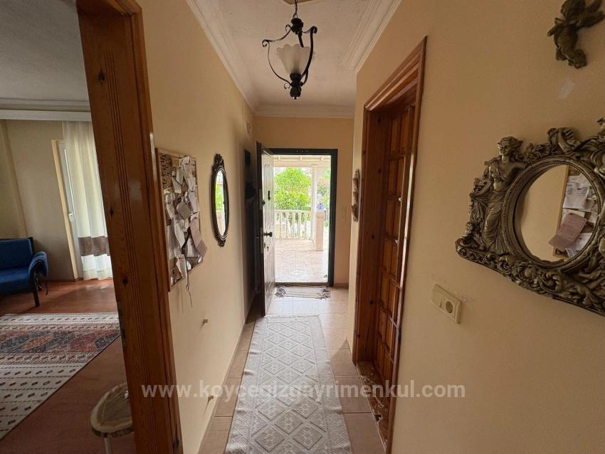 3+1 Villa Zum Verkauf Auf Einem 500 M² Großen Grundstück In Dalyan Gülpınar