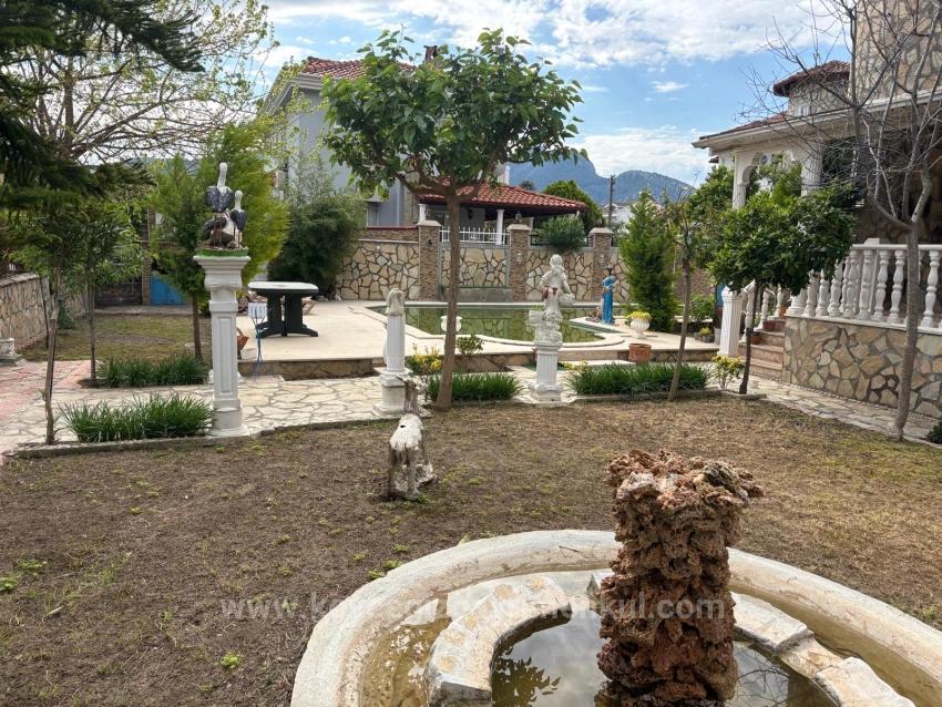 3+1 Villa Zum Verkauf Auf Einem 500 M² Großen Grundstück In Dalyan Gülpınar