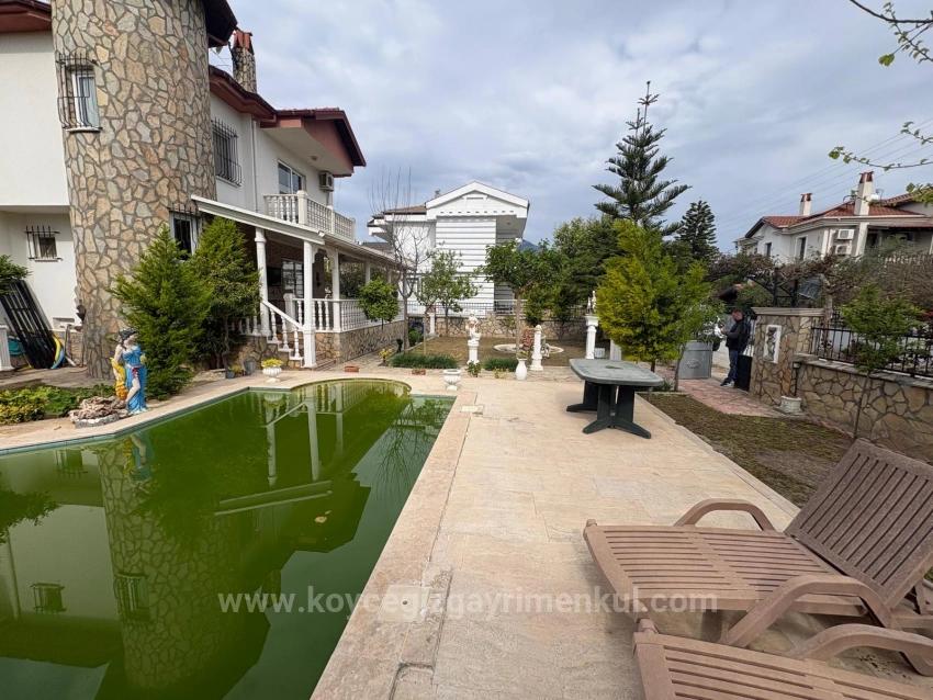 3+1 Villa Zum Verkauf Auf Einem 500 M² Großen Grundstück In Dalyan Gülpınar