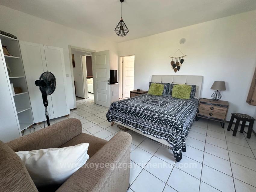 3+1 Villa Zum Verkauf Auf Einem 1151 M² Großen Grundstück In Okçular