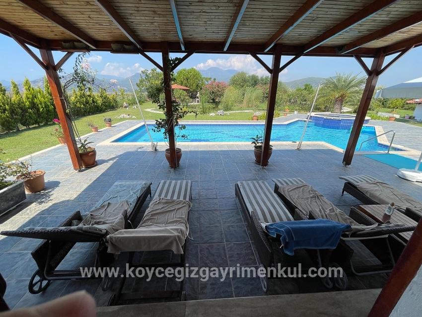 4+1-Zimmer Villa Zu Verkaufen in Dalyan Bz. Ortaca - 7.000 m²