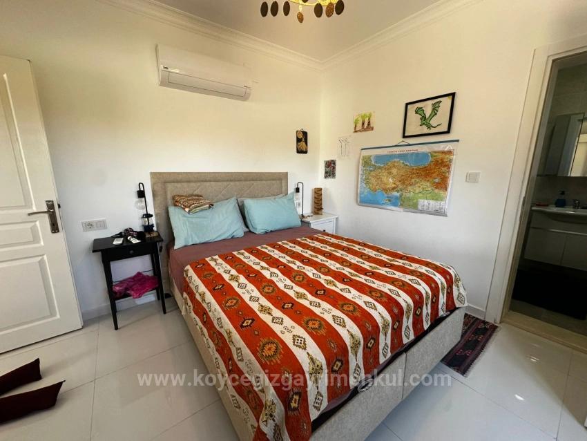 2+1 Single-Story House For Sale On A 459M2 Plot In Okçular