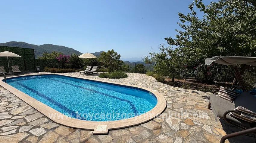 4+1 Bedroom Villa For Sale in Gökbel Nbh. Ortaca - 992 m²