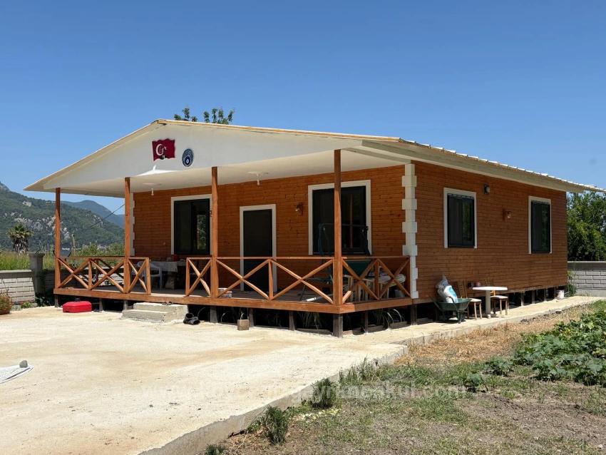 120M2 Detached Wooden House On A 2500M2 Field In Dalyan Karadağ Area