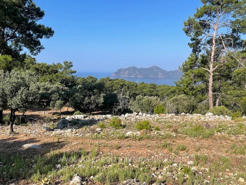 Bargain Real Estate Land For Sale With Sea View In Ekincik Çandır Arasın