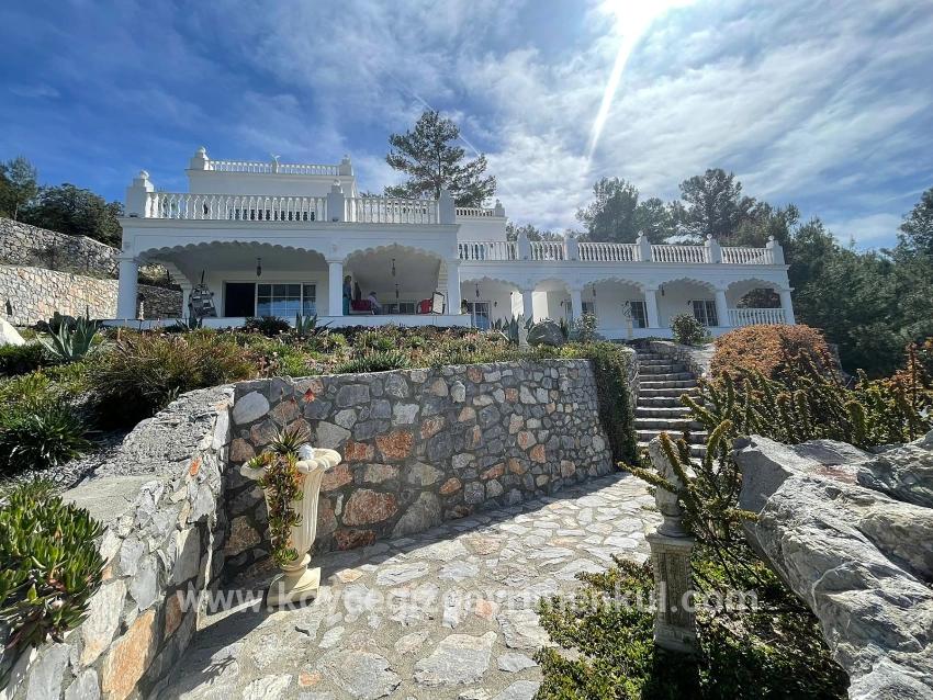7+1 Bedroom Villa For Sale in Gökbel Nbh. Ortaca - 5.000 m²