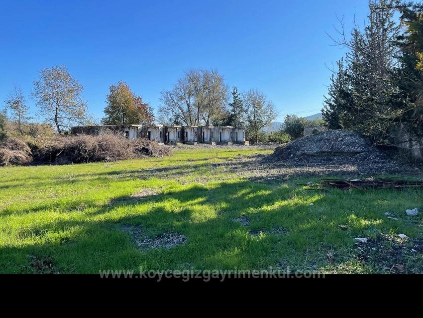9,037 M² Plot Of Land For Sale In Dalyan Gülpınar, Right On The Main Road.
