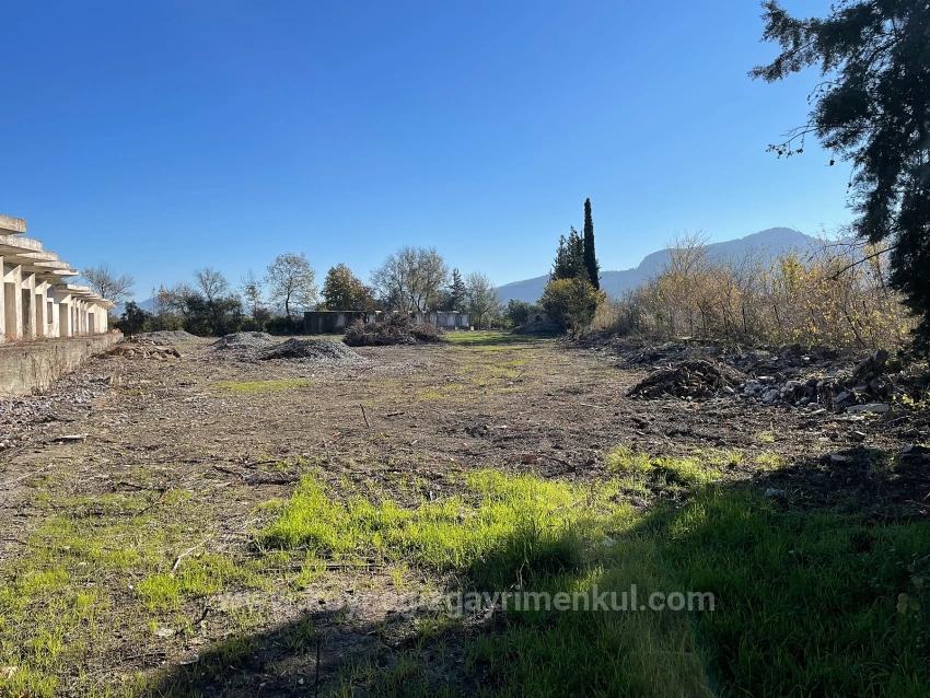 9,037 M² Plot Of Land For Sale In Dalyan Gülpınar, Right On The Main Road.