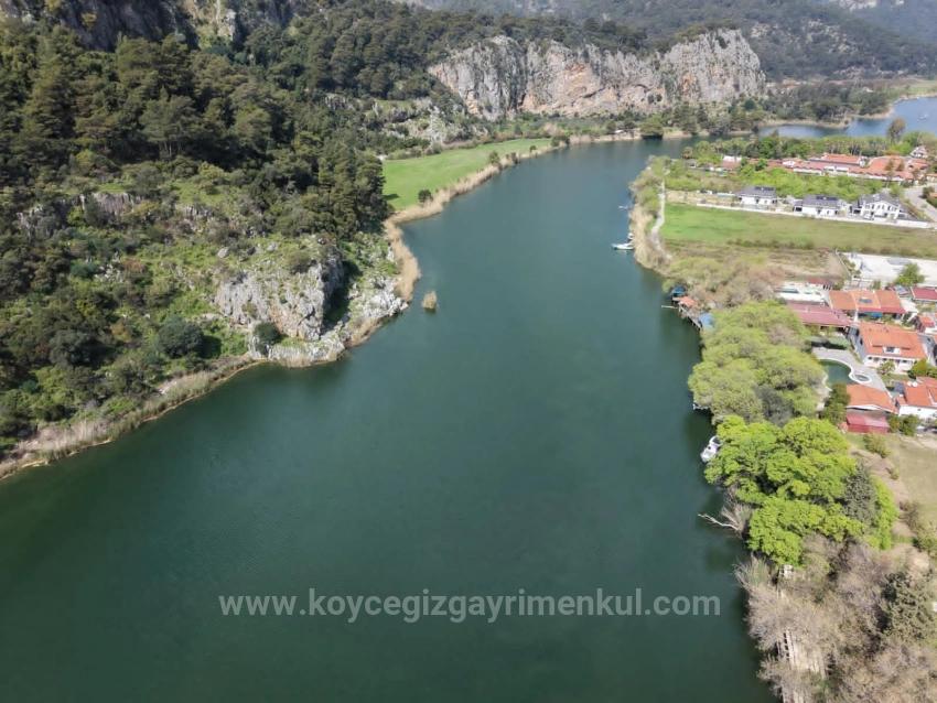 2600M2 Land For Sale In Dalyan Gülpınar, Next To The Canal, With 20% Tourism Zoning