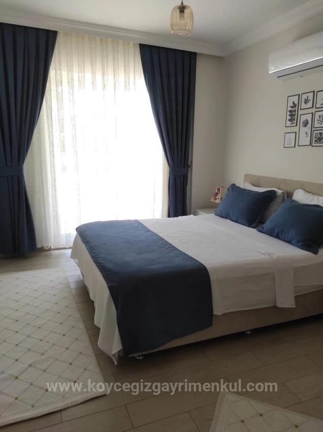 4+1 Villa For Sale On A Corner Plot Of 545M2 In Dalyan Gülpınar