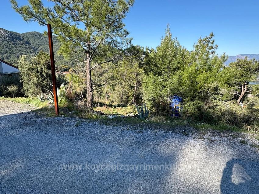 Продается Земельный Участок Площадью 1000 М2 С Видом На Море В Жилом Районе Деревни Гёкбель.