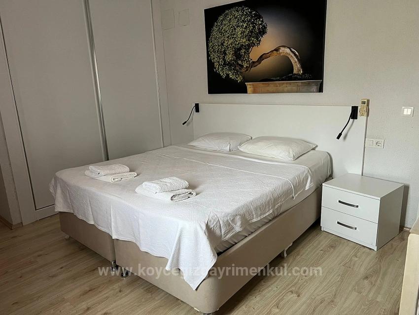 Dalyan'da Köşebaşı 600M2 Arsa İçerisinde 3+1 Satılık Villa