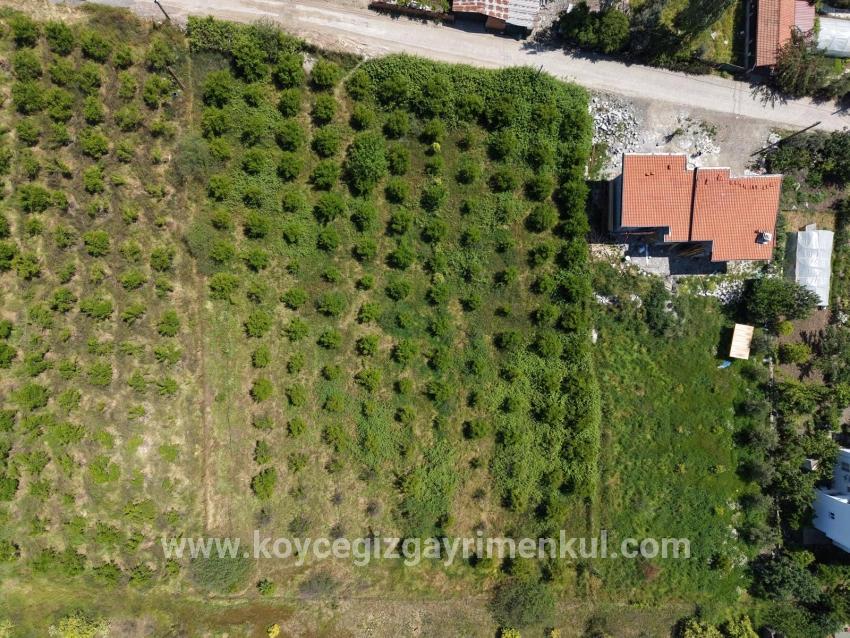 Ortaca Okçular Mah. Satılık Arsa - Konut İmar Durumlu - 1.050 m²
