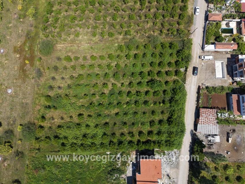 Ortaca Okçular Mah. Satılık Arsa - Konut İmar Durumlu - 1.050 m²