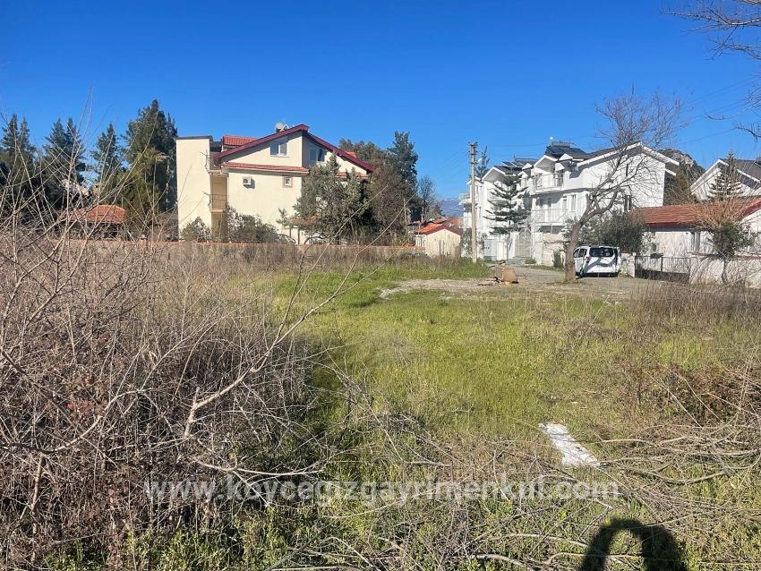 Ortaca Dalyan Mah. Satılık Arsa - Konut İmar Durumlu - 1.000 m²